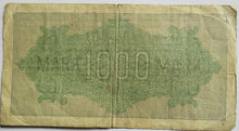 Load image into Gallery viewer, 1922 Germany 1000 Mark Banknote
