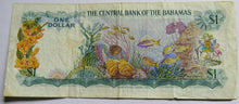 Load image into Gallery viewer, 1974 The Central Bank of the Bahamas $1 One Dollar Banknote
