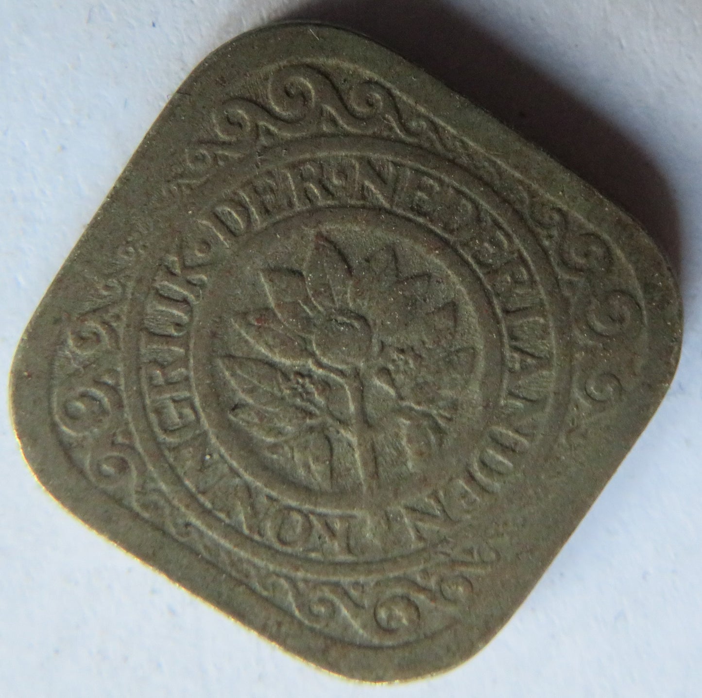 1929 Netherlands 5 Cents Coin