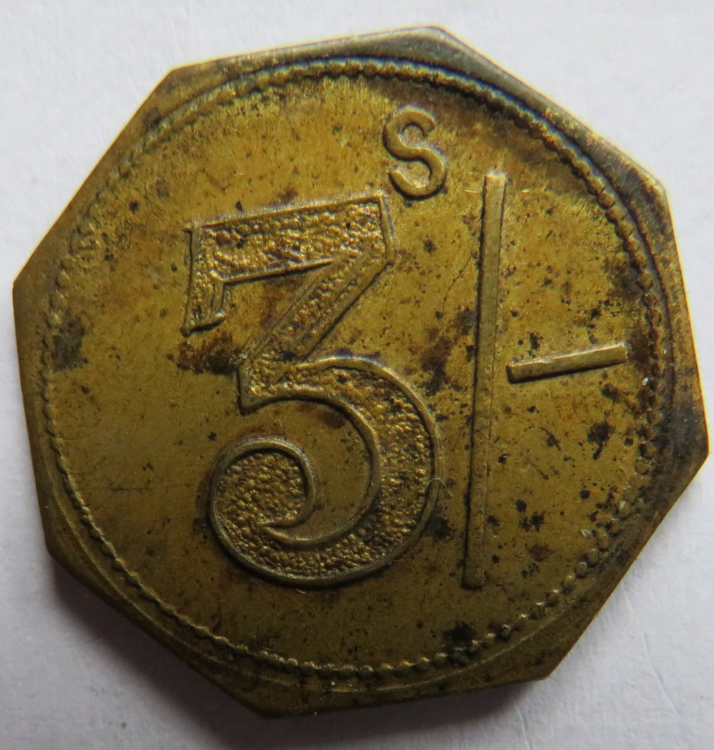 J. Baragwanath & Co Ltd Birmingham 3/- Market Token