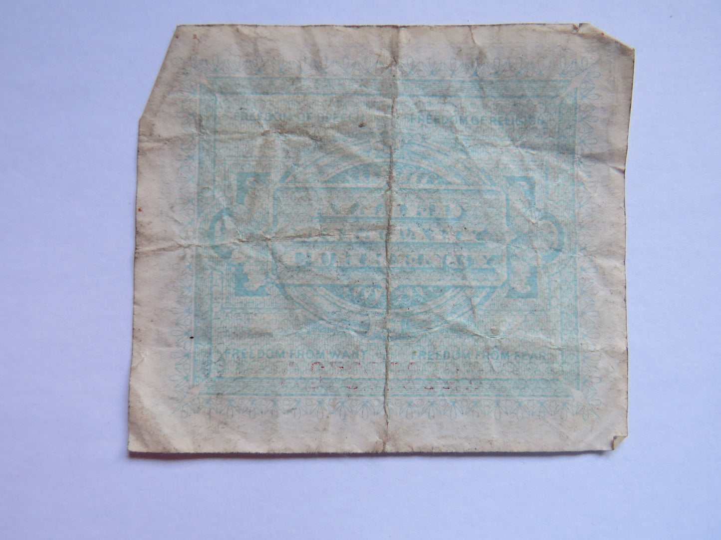 1943 Italy 10 Lire Banknote