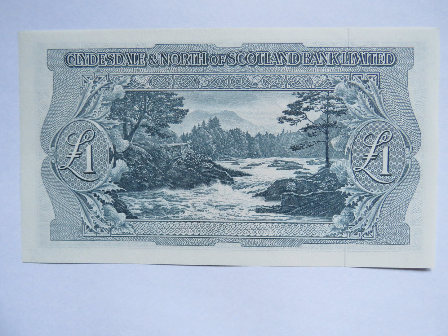 1958 The Clydesdale & North of Scotland Bank Limited £1 One Note In High Grade