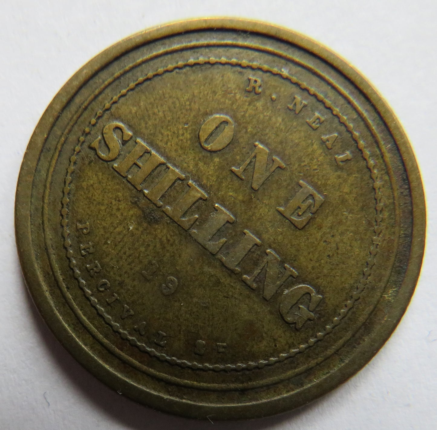 S. Ballard Covent Garden, London 1 Shilling Token