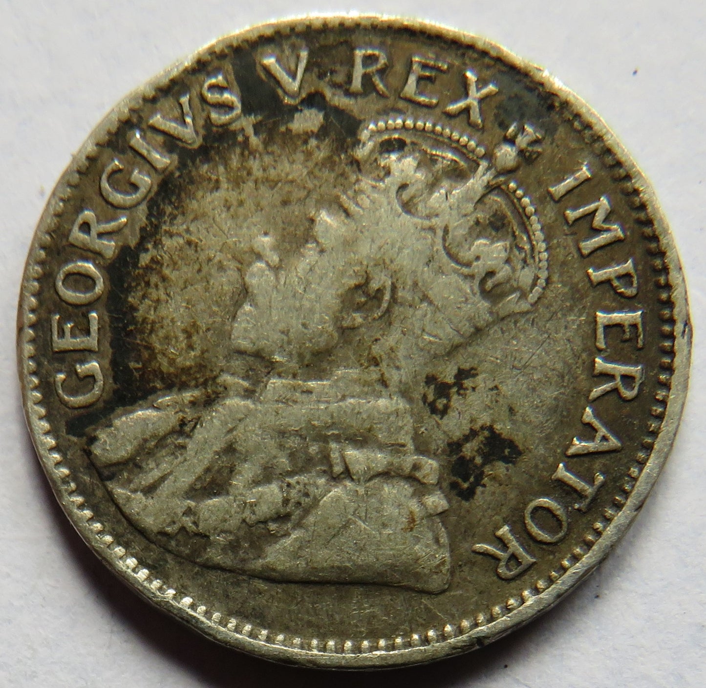 1932 King George V South Africa Silver Threepence Coin
