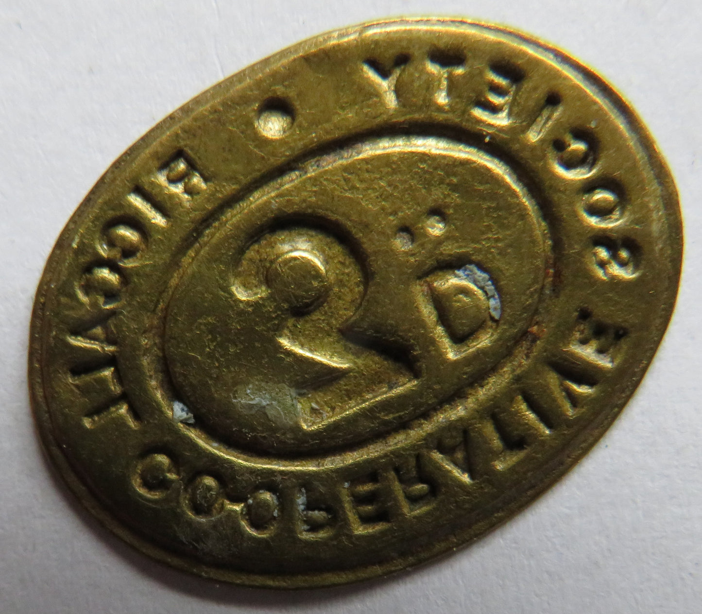 Riccall Co-Operative Society 3d Token