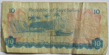 Load image into Gallery viewer, Republic of Seychelles 10 Rupees Banknote
