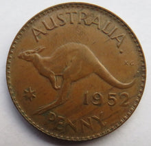 Load image into Gallery viewer, 1952 King George VI Australia One Penny Coin
