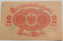 Load image into Gallery viewer, 1914 Germany 2 Mark Banknote
