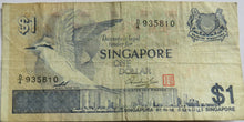 Load image into Gallery viewer, Singapore $1 One Dollar Banknote
