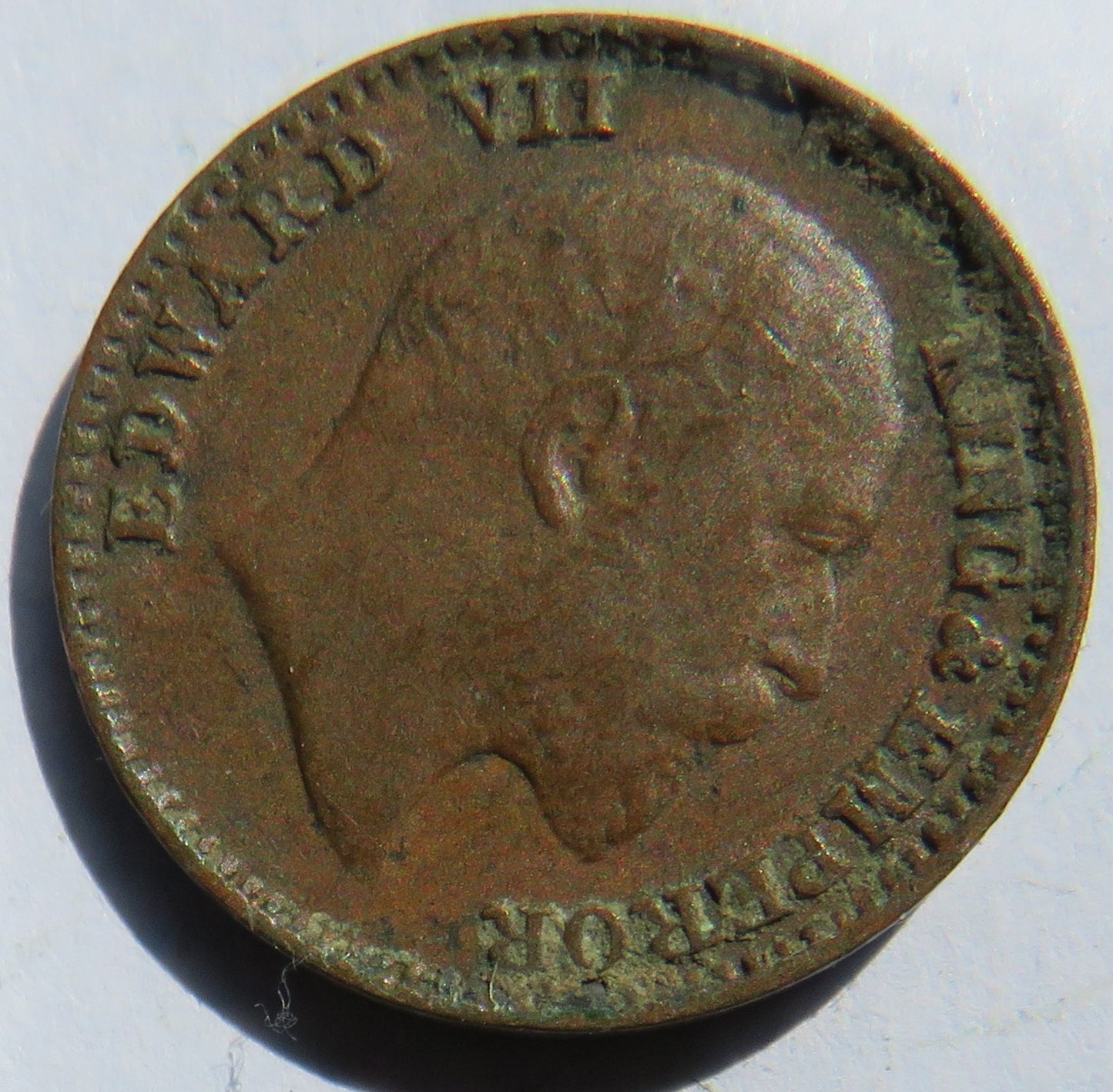 1904 King Edward VII India 1/12 Anna Coin