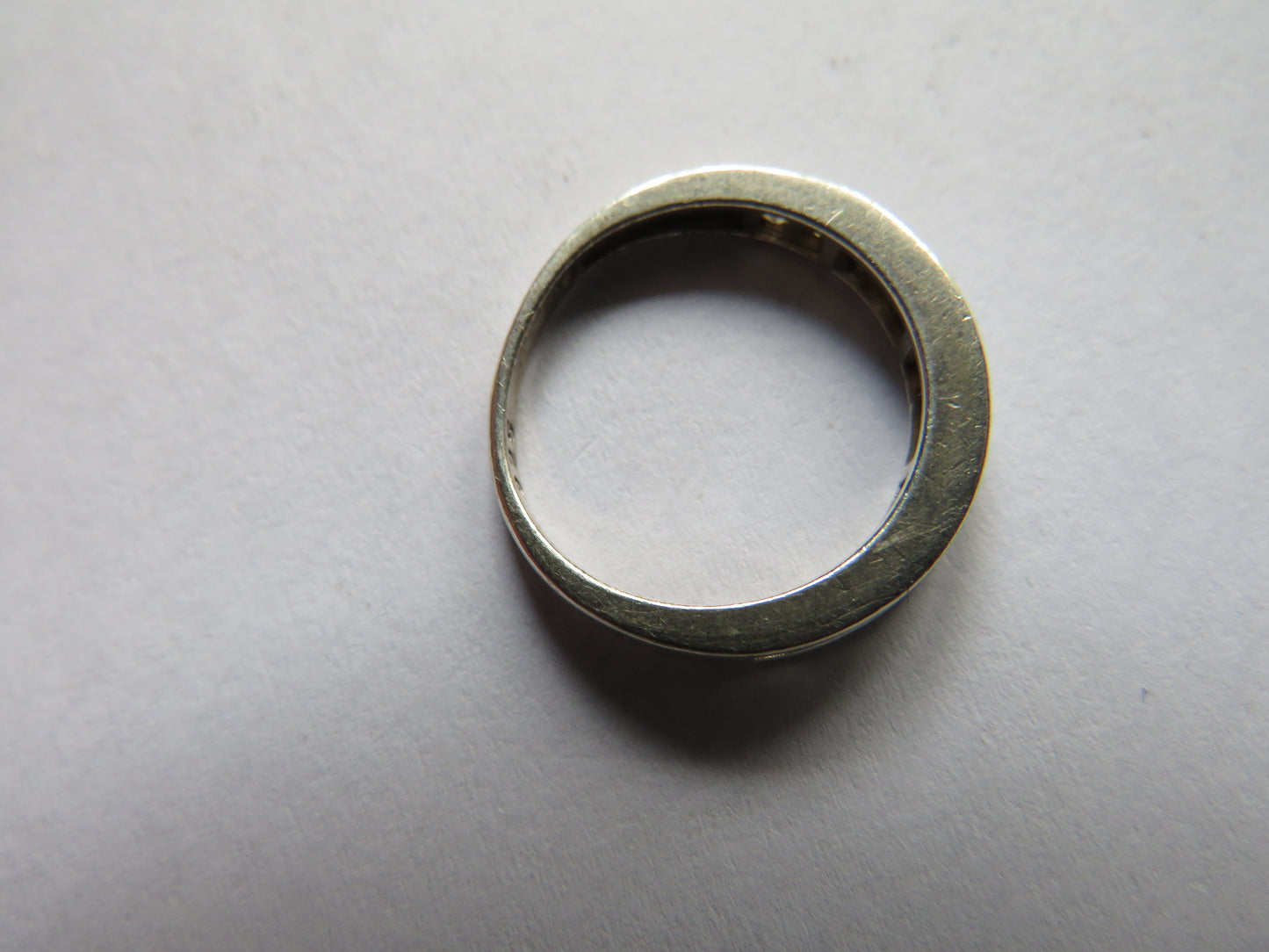 Ladies Sterling Silver & CZ Ring - UK Size K & 1/2