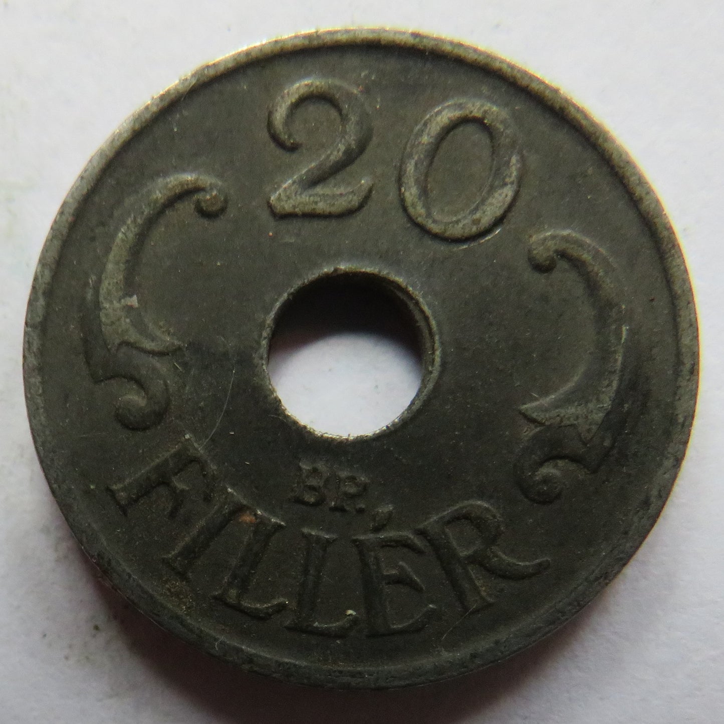 1941 Hungary 20 Filler Coin