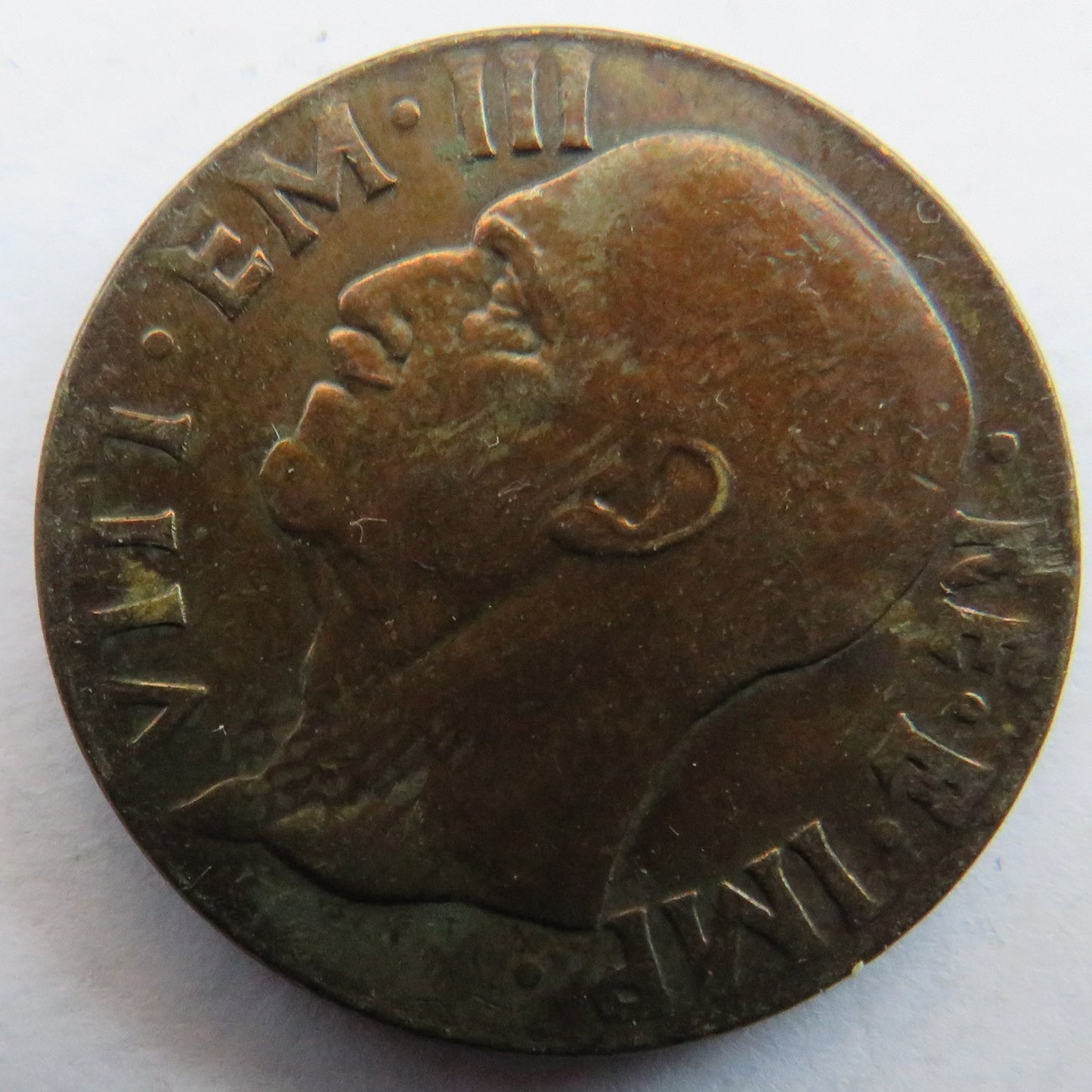 1943 Italy 10 Centesimi Coin