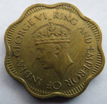 Load image into Gallery viewer, 1944 King George VI Ceylon 10 Cents Coin
