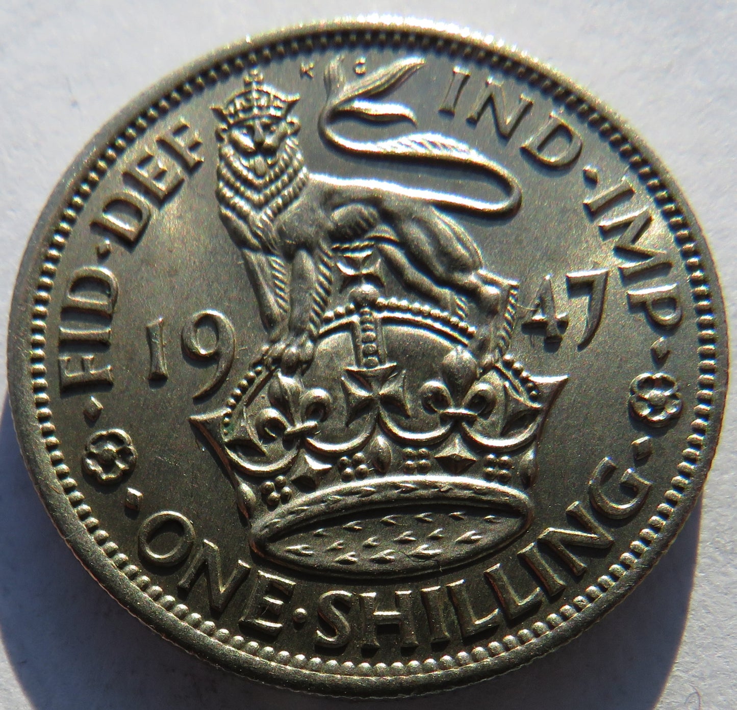 1947 King George VI (English) Shilling Coin - Great Britain