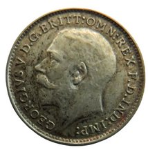 Load image into Gallery viewer, 1913 King George V Silver Threepence Coin - Great Britain
