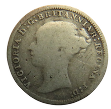 Load image into Gallery viewer, 1873 Queen Victoria Young Head Silver Threepence Coin - Great Britain
