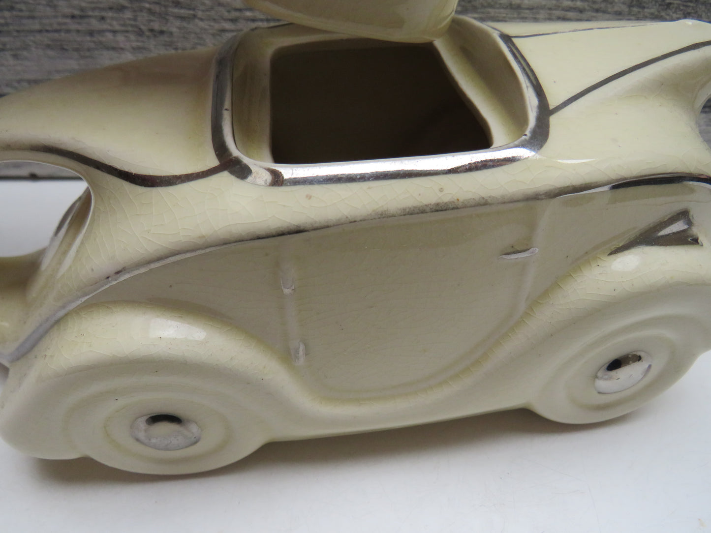 Vintage James Sadler Racing Car Novelty Teapot