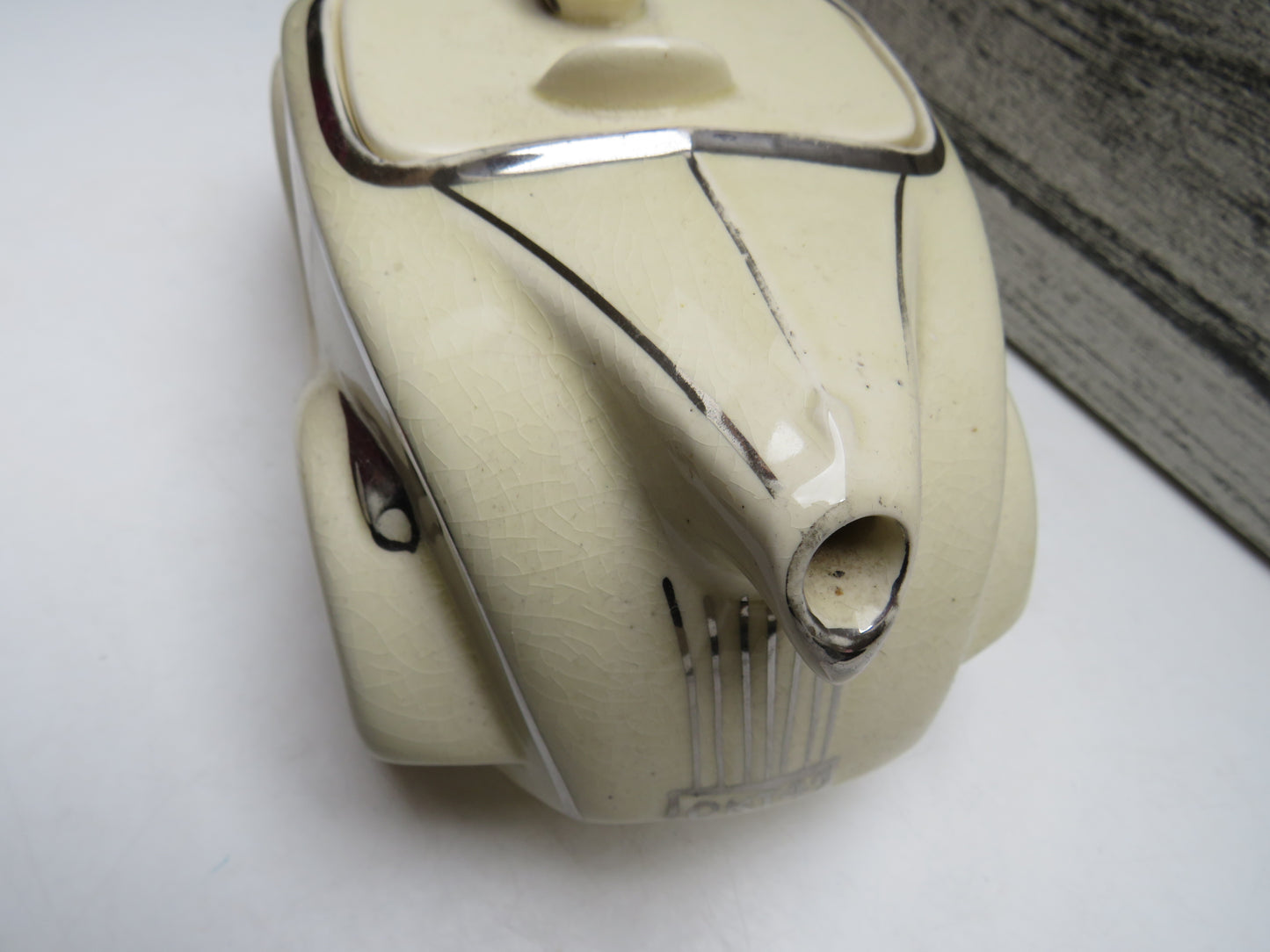 Vintage James Sadler Racing Car Novelty Teapot