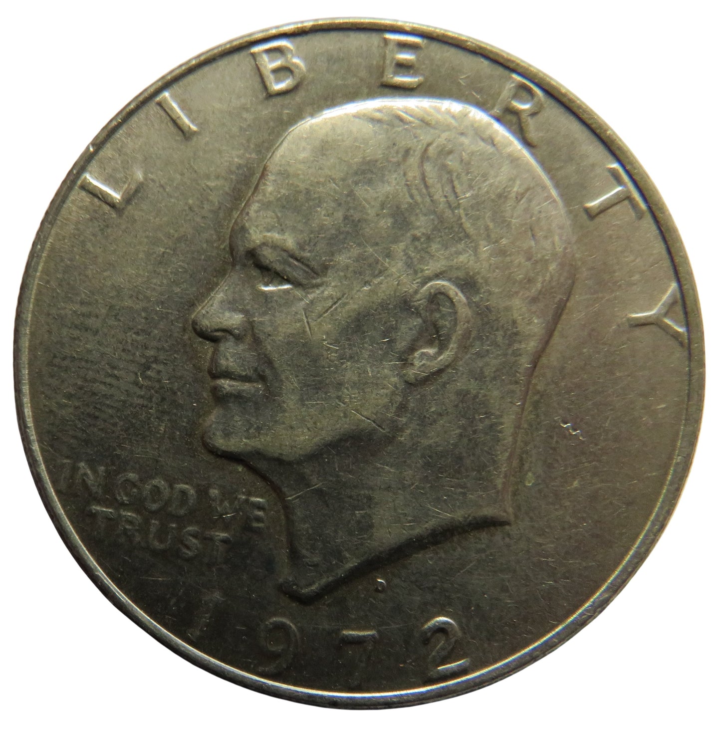 1972 USA Eisenhower $1 One Dollar Coin