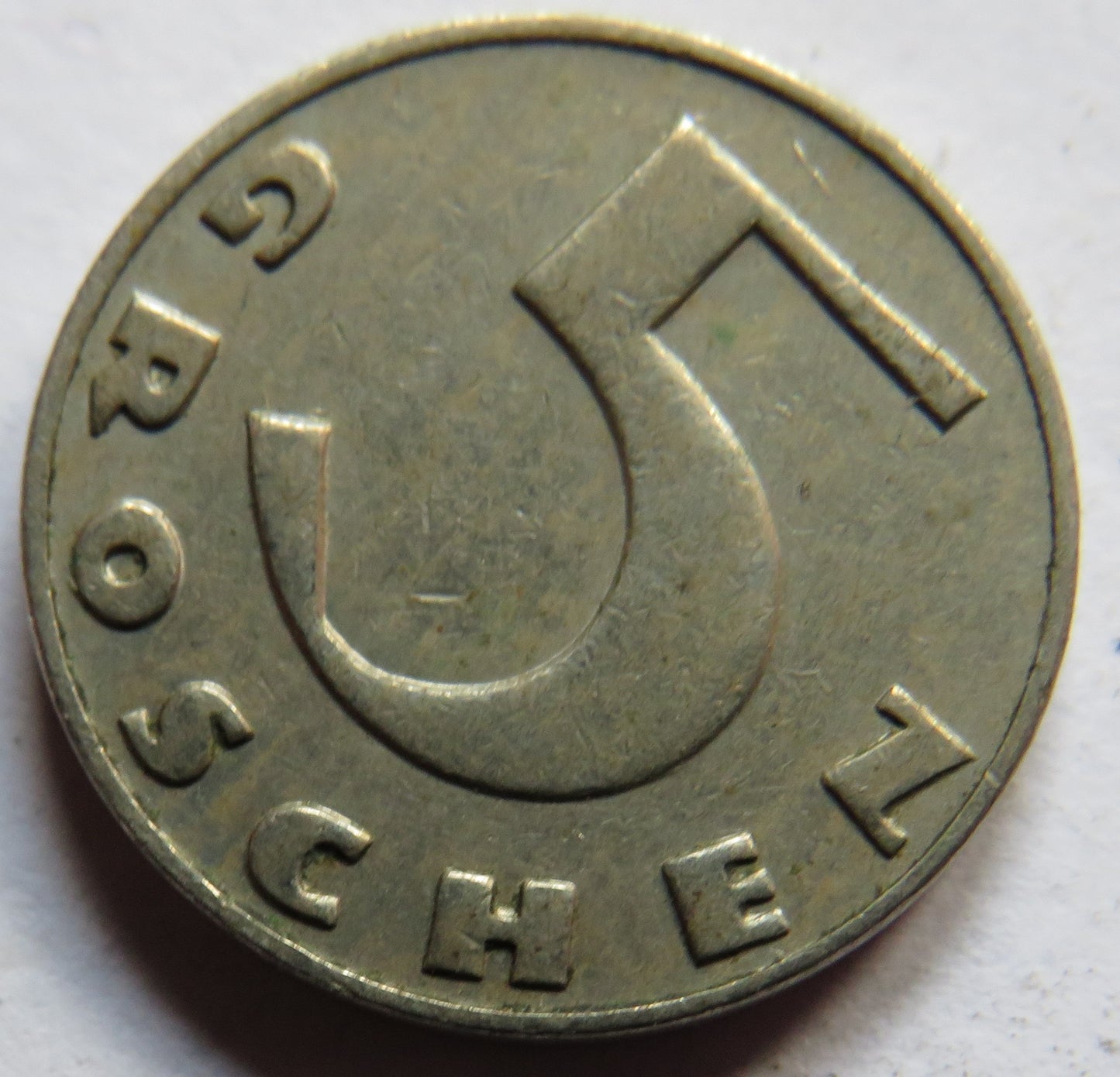 1931 Austria 5 Groschen Coin