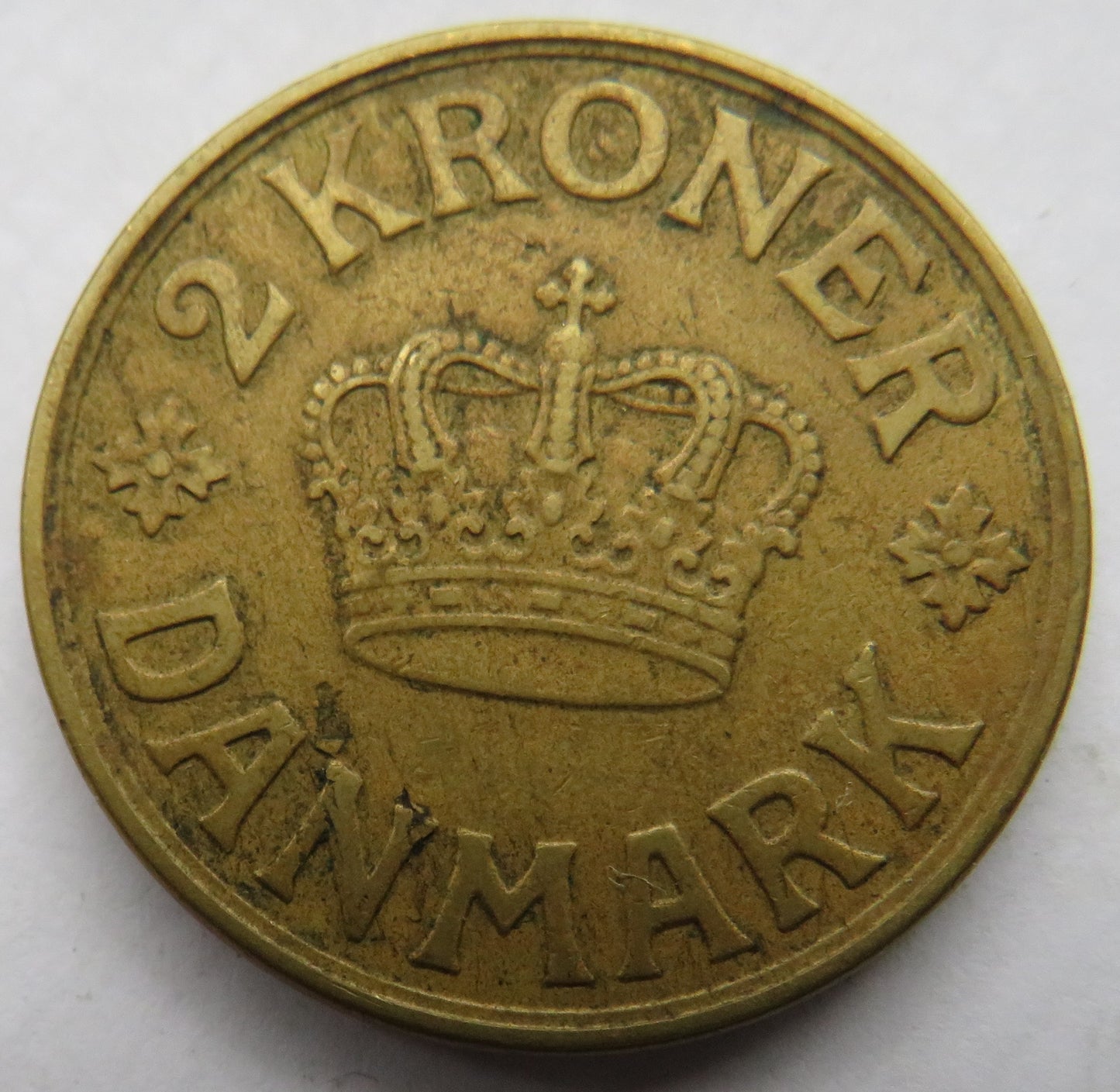 1926 Denmark 2 Kroner Coin