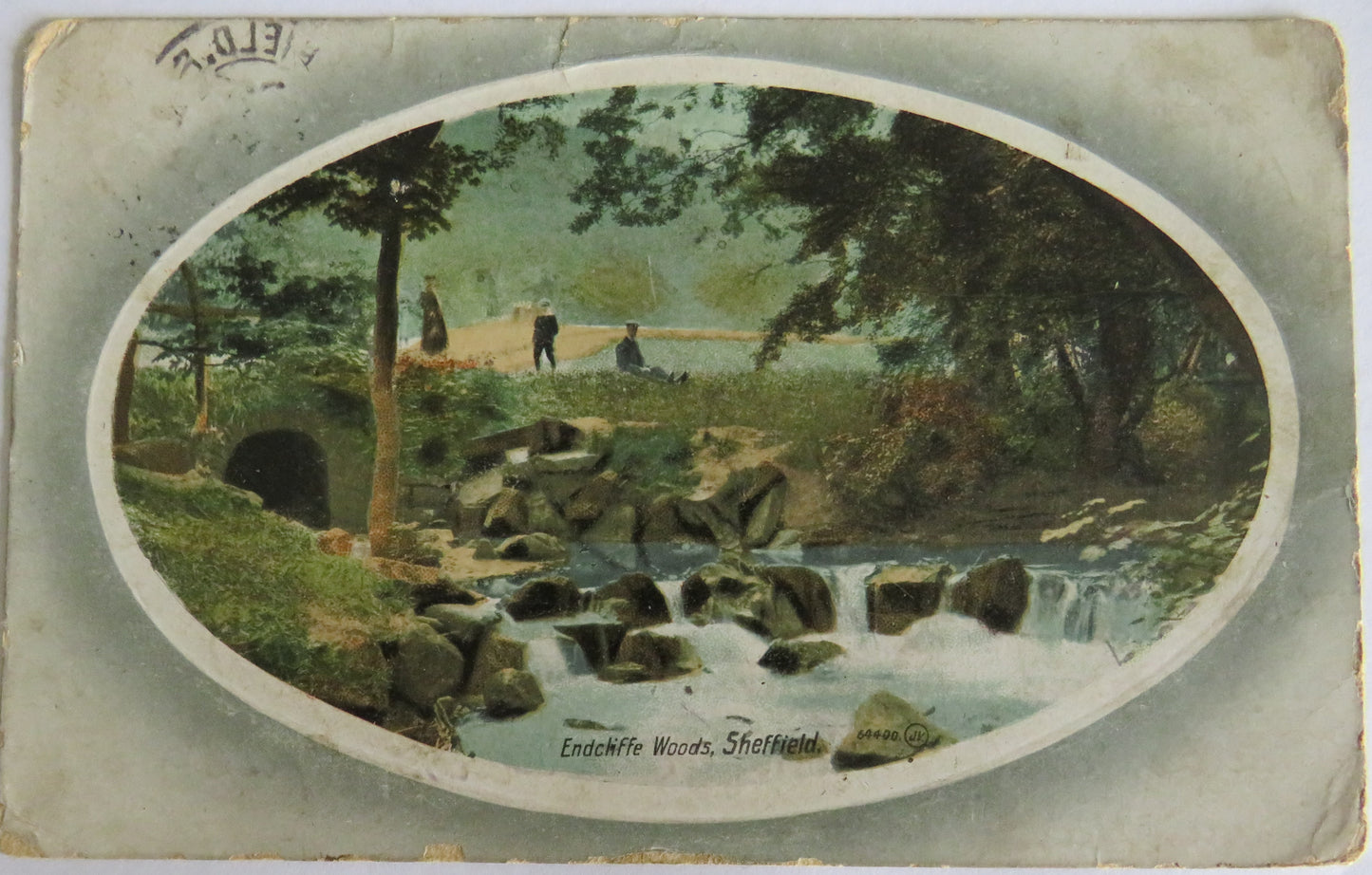Vintage Postcard of Endchiffe Woods, Sheffield 1912