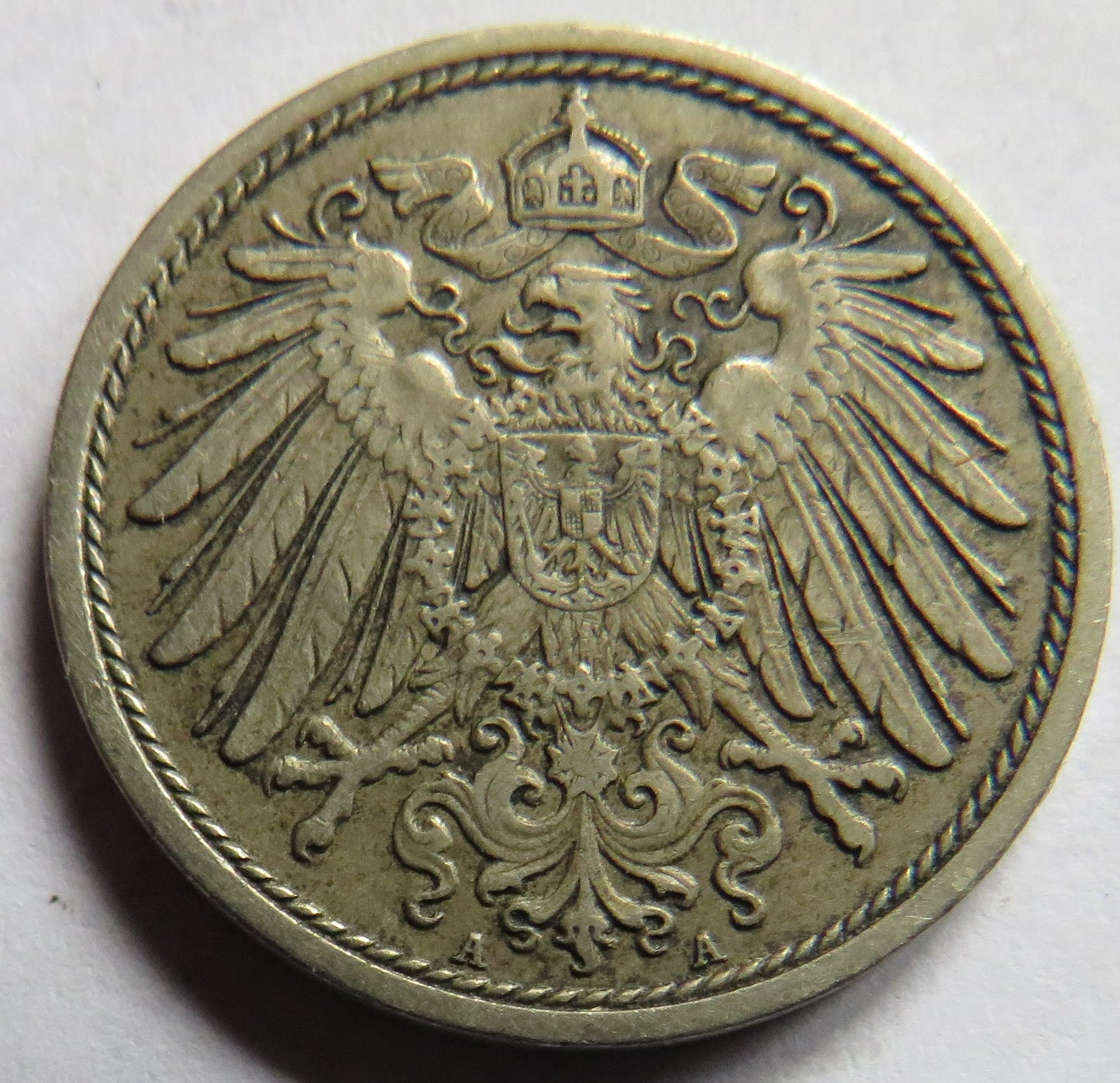1906-A Germany 10 Pfennig Coin