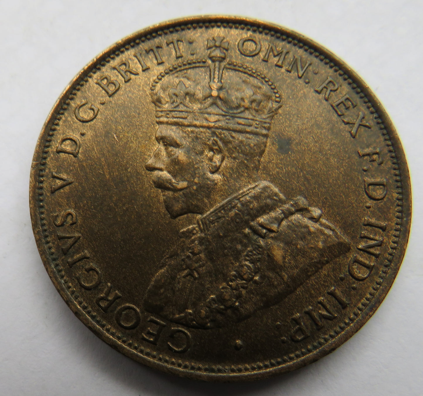 1923 King George V States Of Jersey 1/12th of a Shilling Coin Higher Grade
