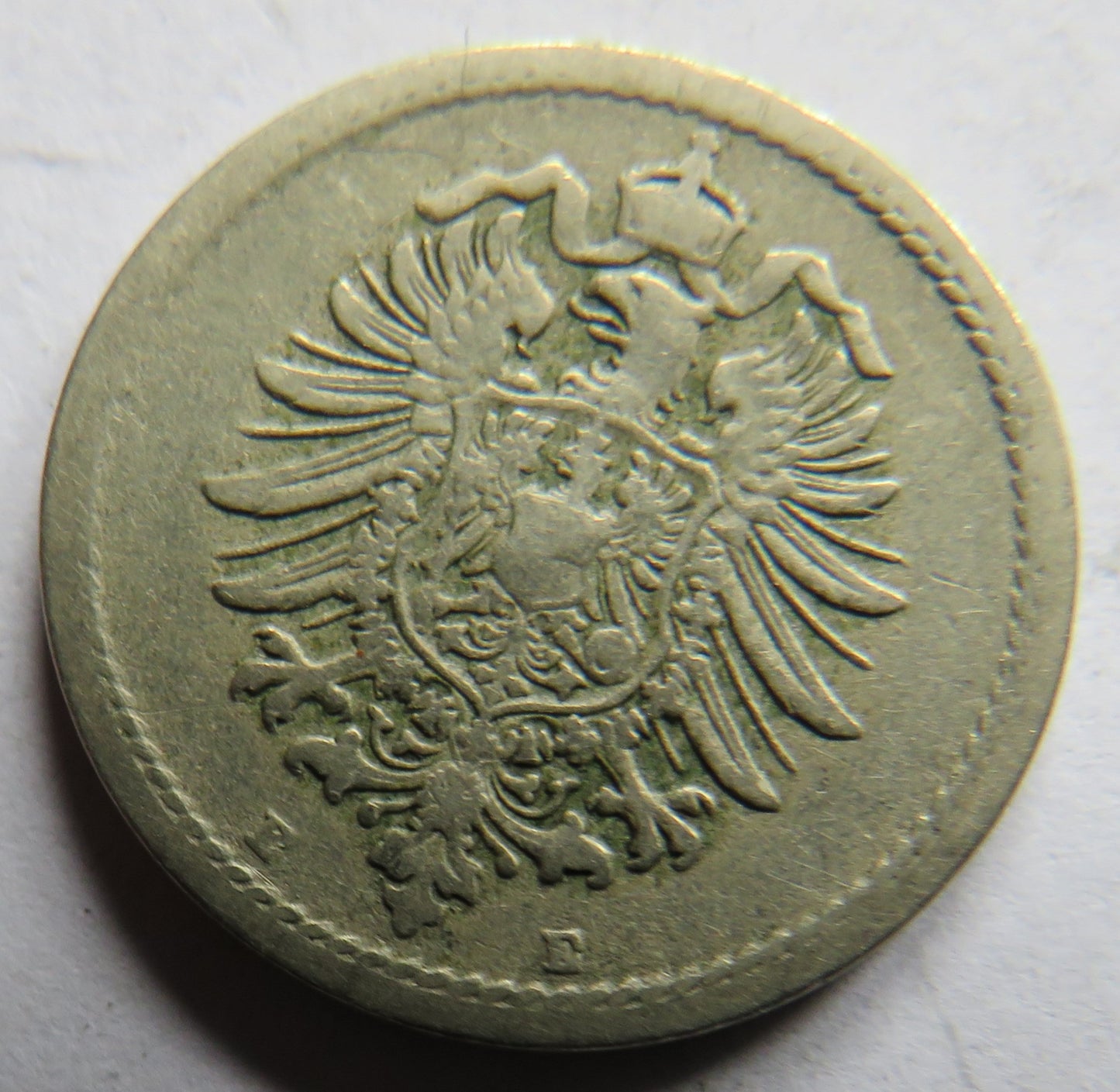 1876-E Germany 5 Pfennig Coin