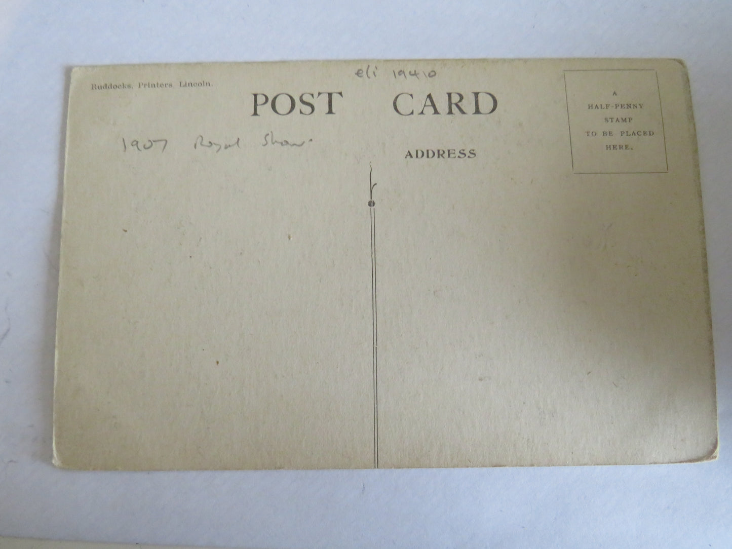 Vintage Postcard of The King's Pavilion Furnished By Curtis & Mawer, Lincoln