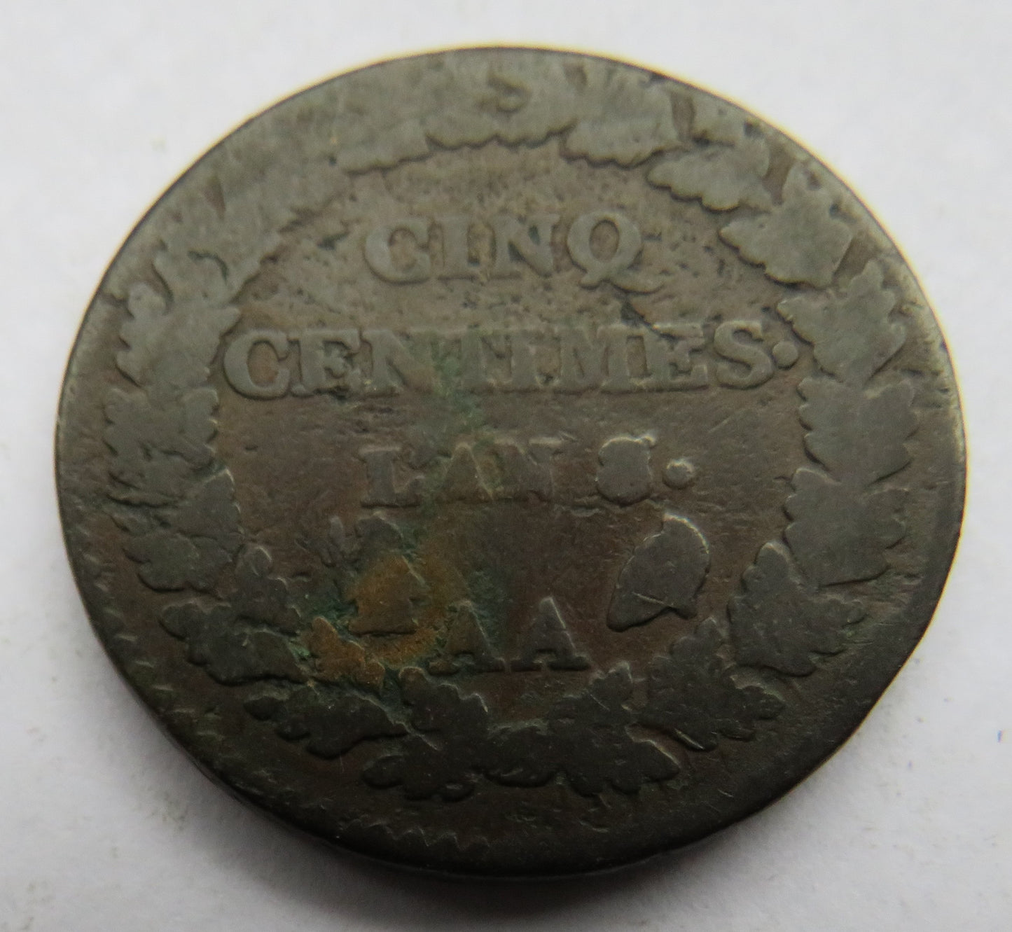 1799-1800-AA France Lan 8 5 Centimes Coin