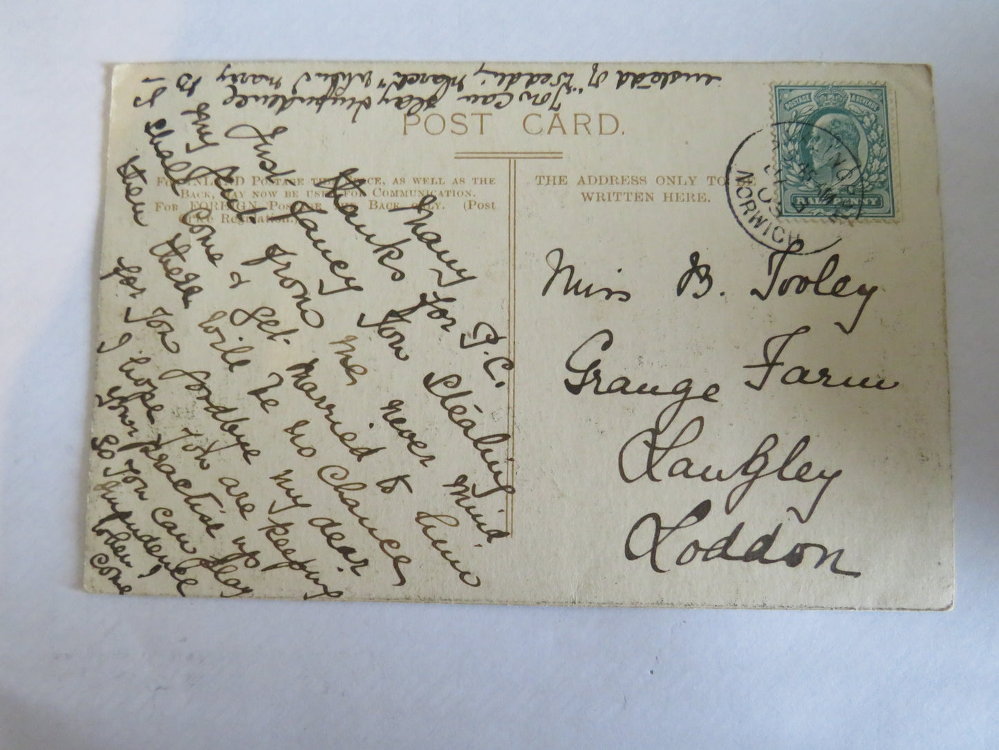 Vintage Postcard of Chester Cathedral From S.E 1903