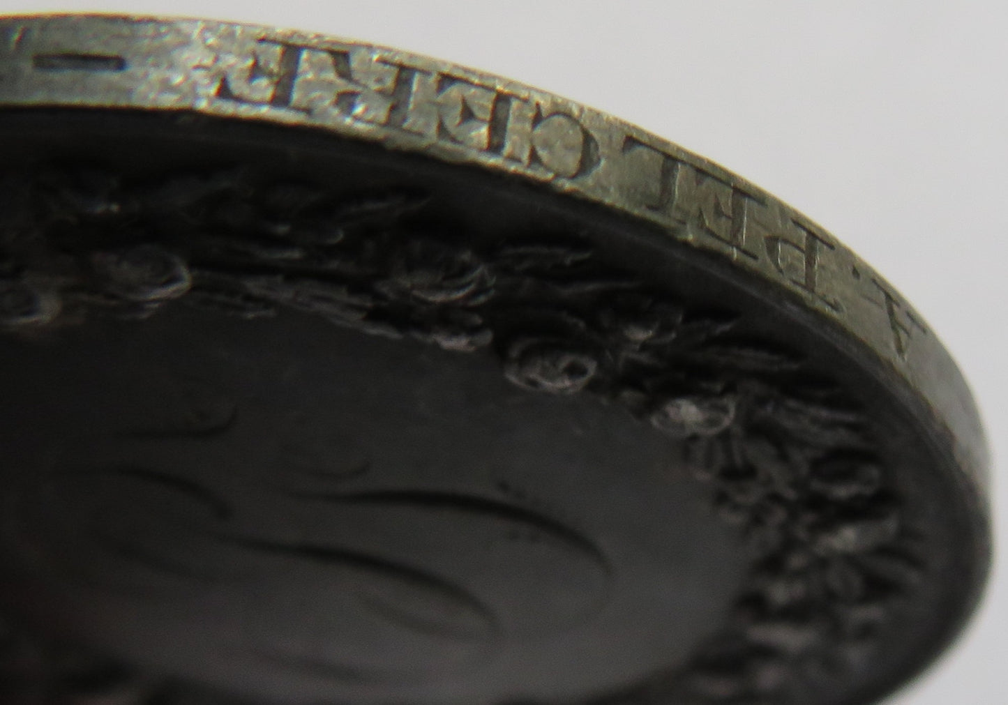 Antique 1871 Silver Medal By Pingret Mariage Chretien / Marriage Medal