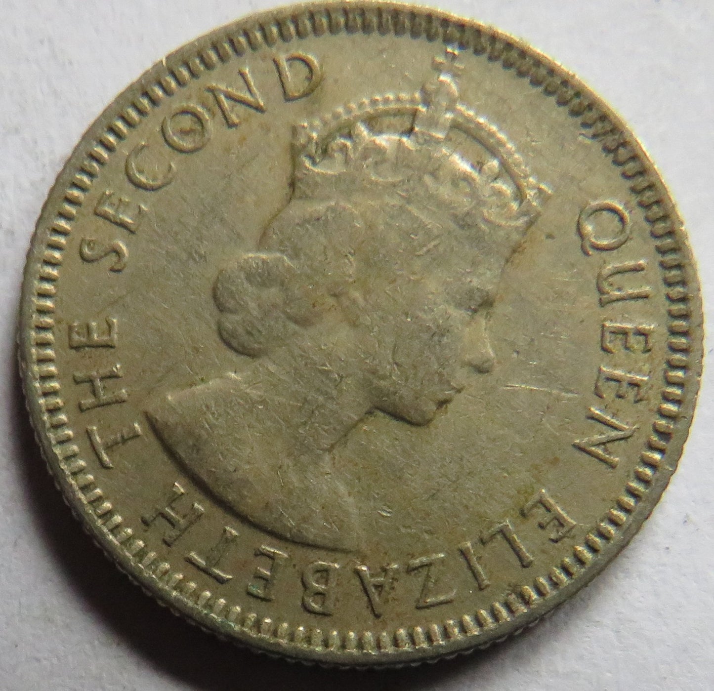 1953 Queen Elizabeth II Malaya and British Borneo 5 Cents Coin