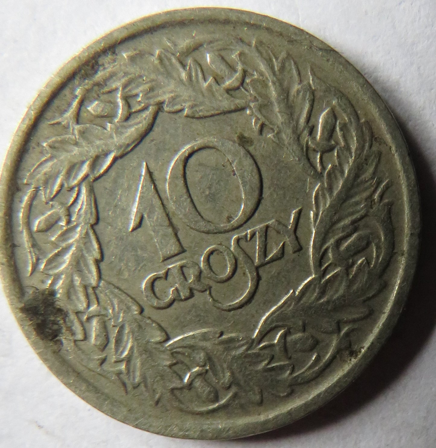 1923 Poland 10 Groszy Coin