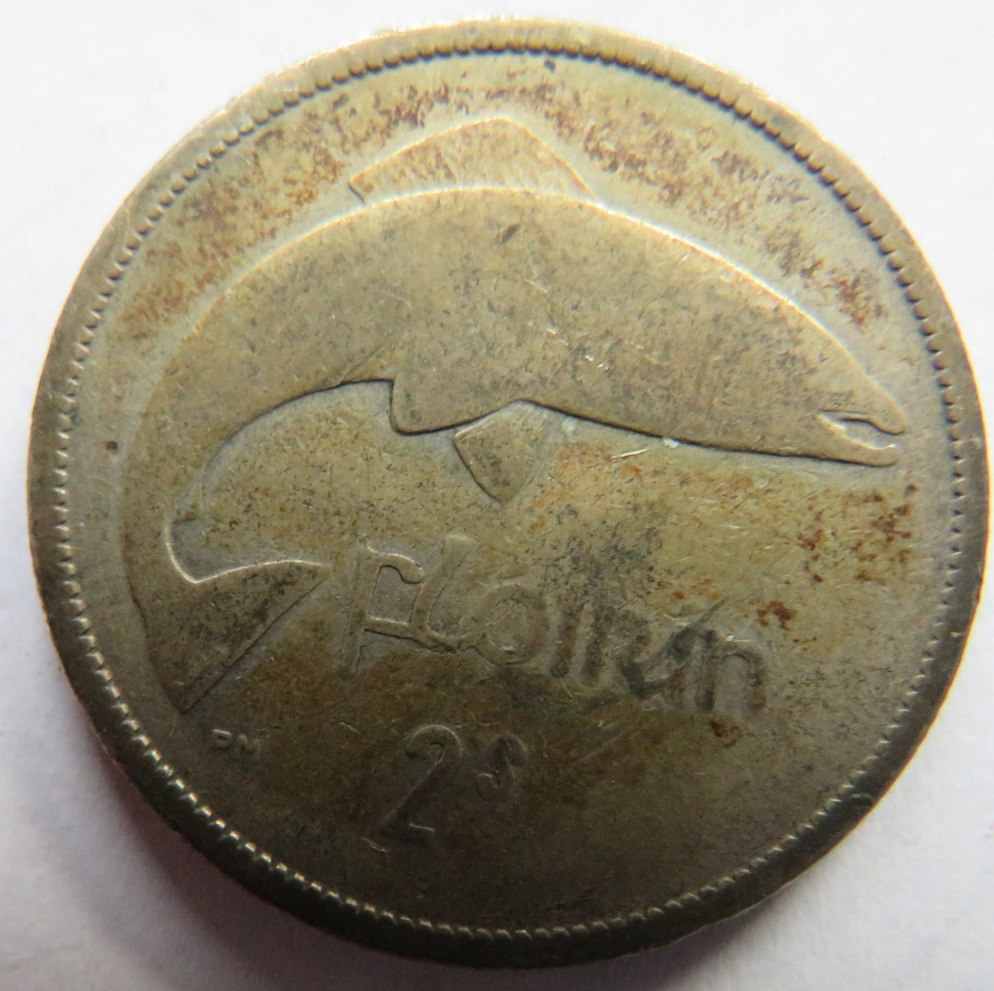 1937 Ireland Silver Florin 2 Shillings Coin