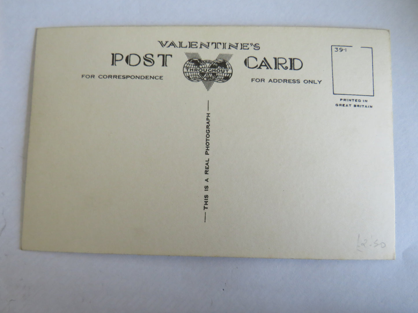 Vintage Warship Postcard of The H.M.S. Ramilles