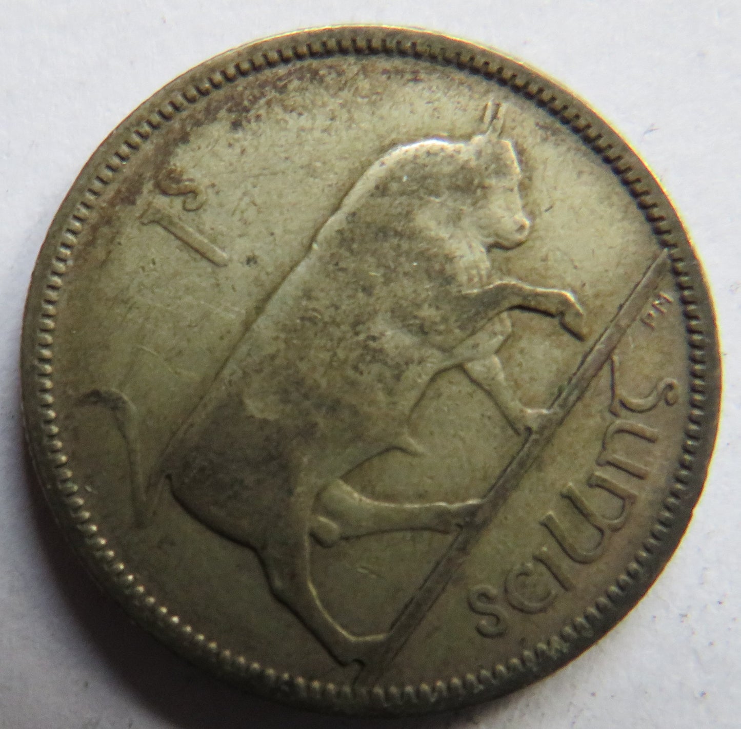 1939 Ireland Silver One Shilling Coin