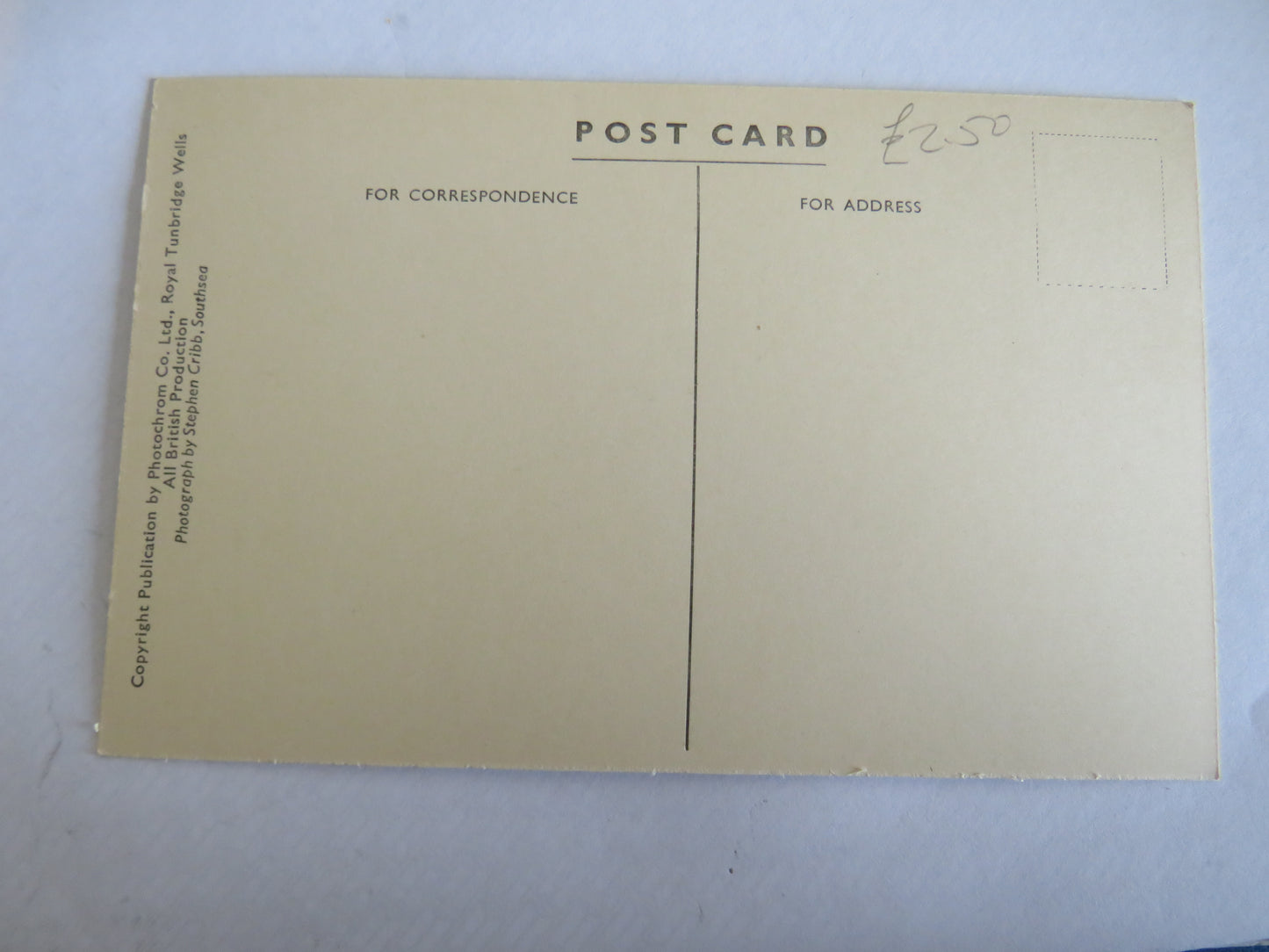 Vintage Warship Postcard of The H.M.S. "Royal Sovereign"