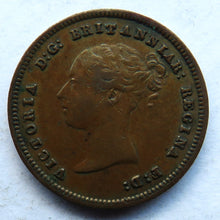Load image into Gallery viewer, 1843 Queen Victoria Half Farthing Coin Great Britain
