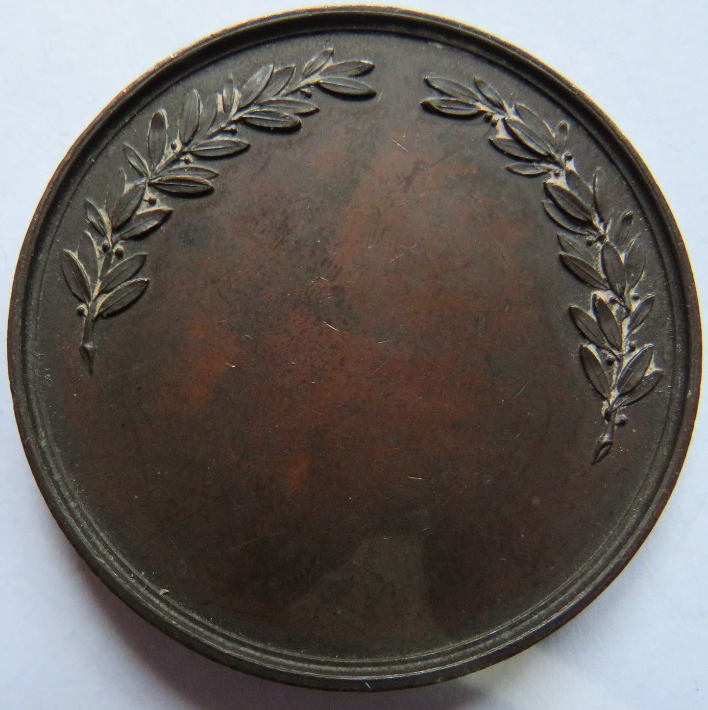 Antique Bronze Medal Presented By Donald Turner Martin Esq