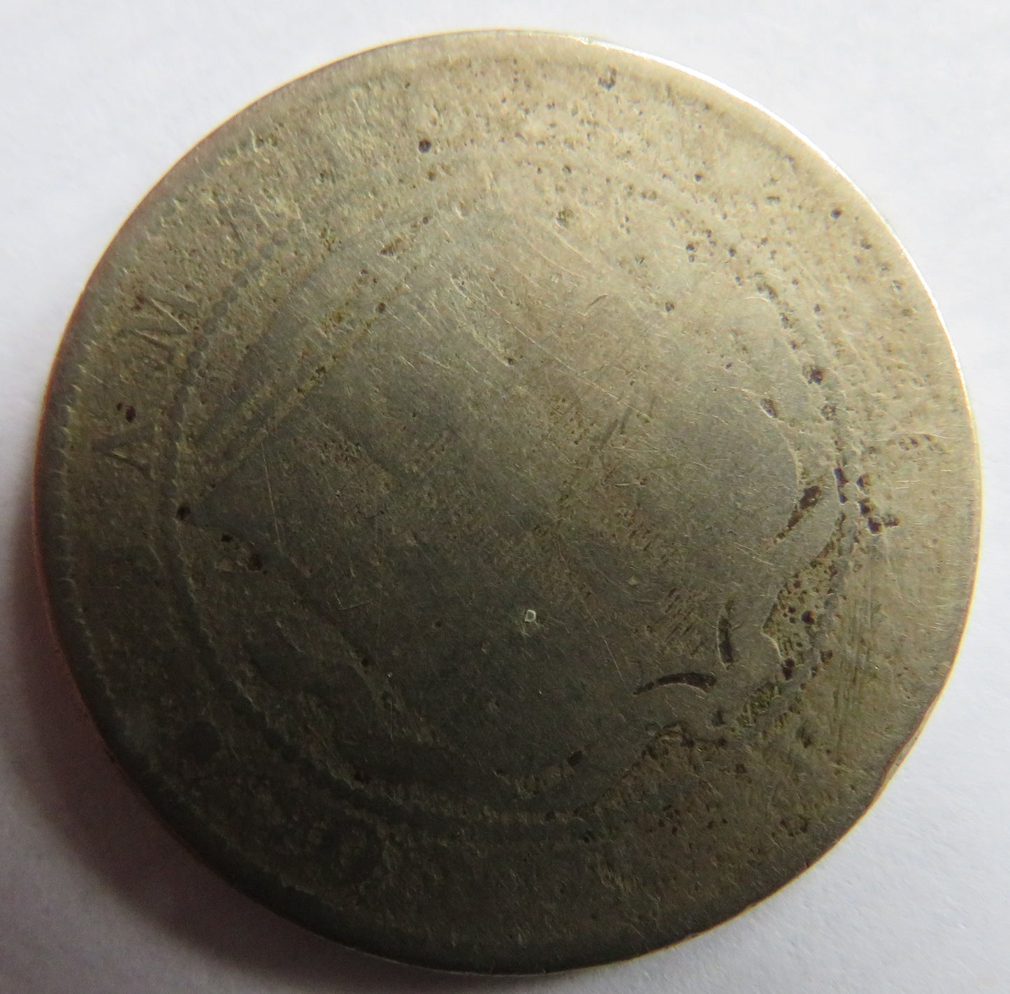 1869 Queen Victoria Jamaica One Penny Coin
