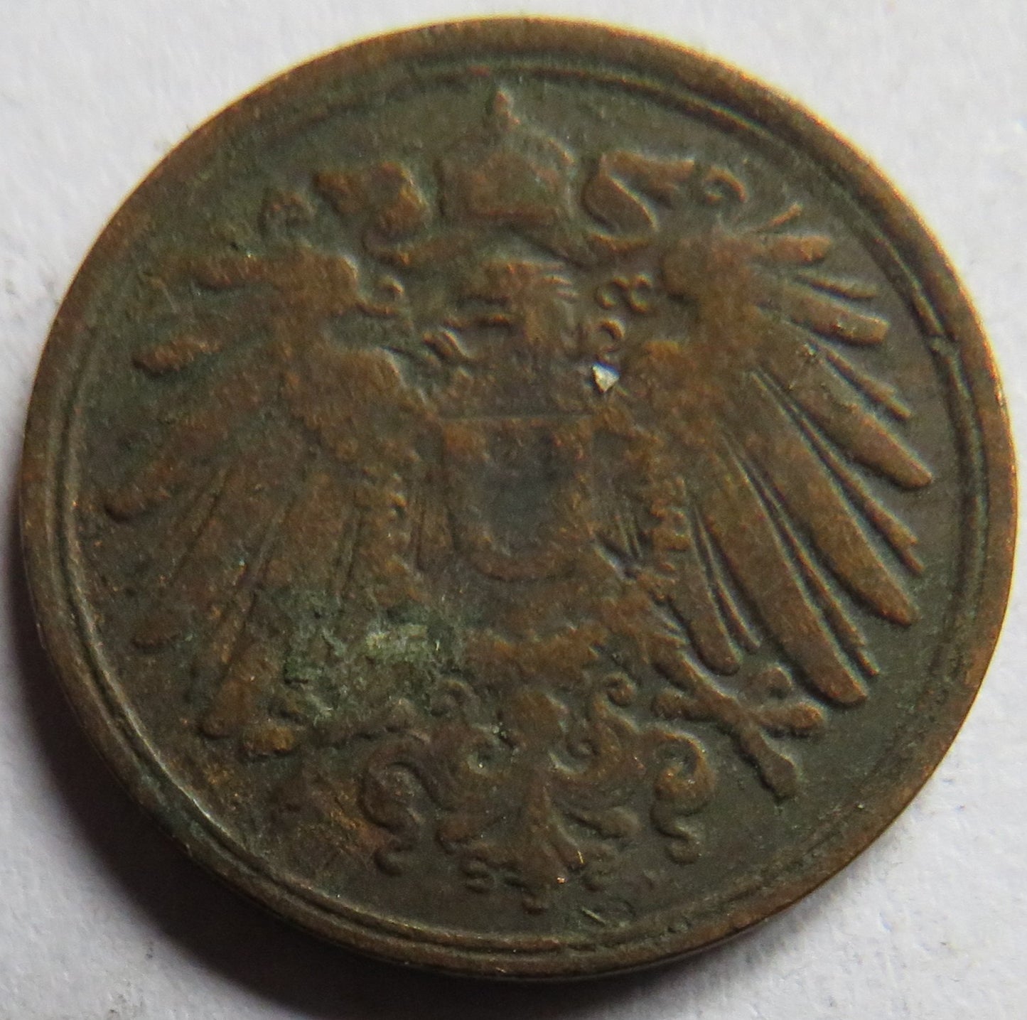 1894-D Germany One Pfennig Coin