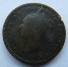 Load image into Gallery viewer, 1847 Queen Victoria Half Farthing Coin Great Britain
