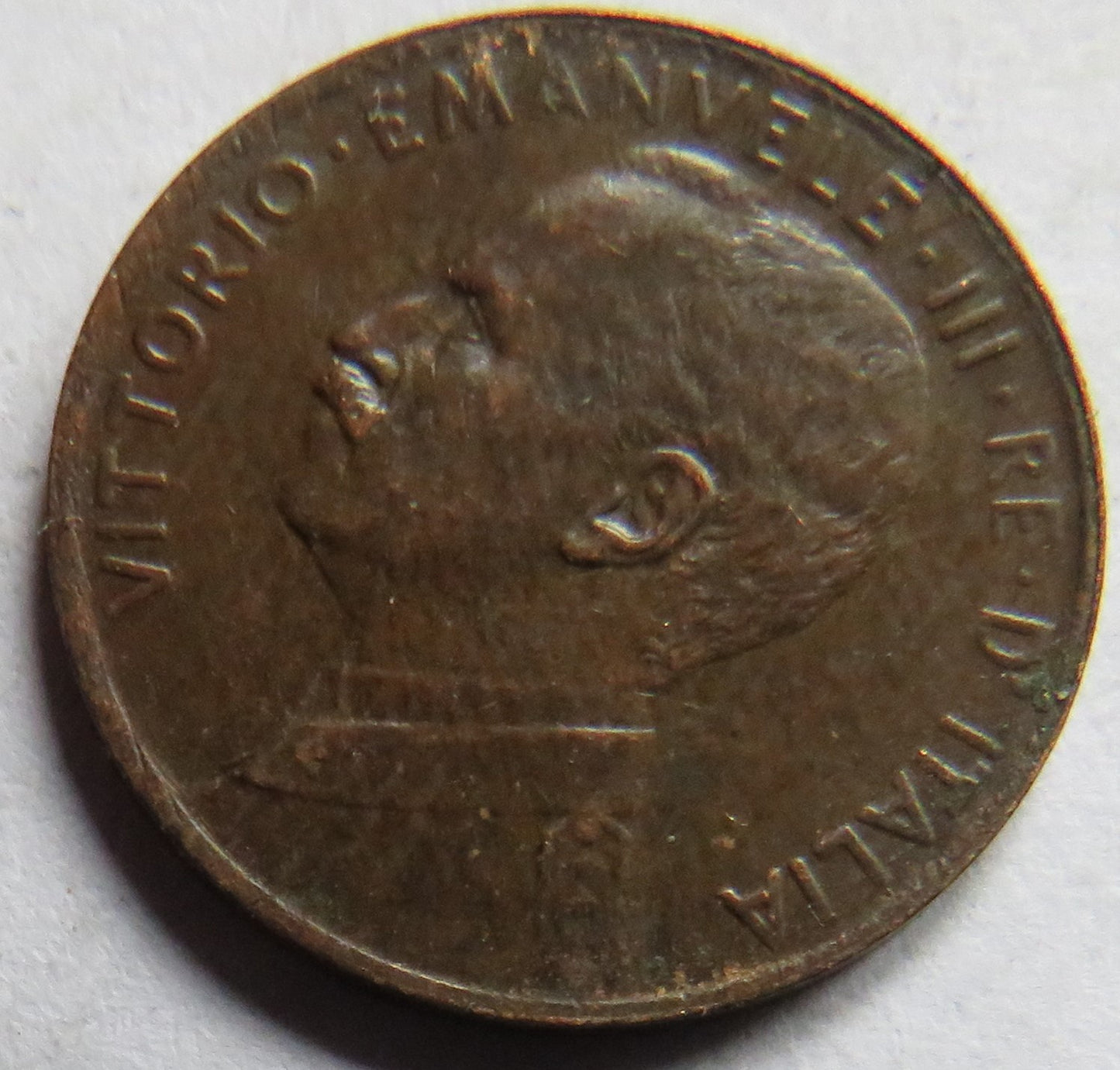1917 Italy One Centesimo Coin
