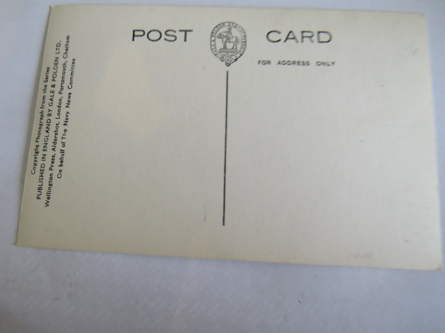 Vintage Warship Postcard of H.M.S. Apollo