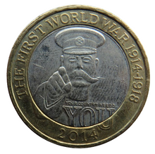 Load image into Gallery viewer, 2014 £2 Two Pound Coin The First World War 1914-1918
