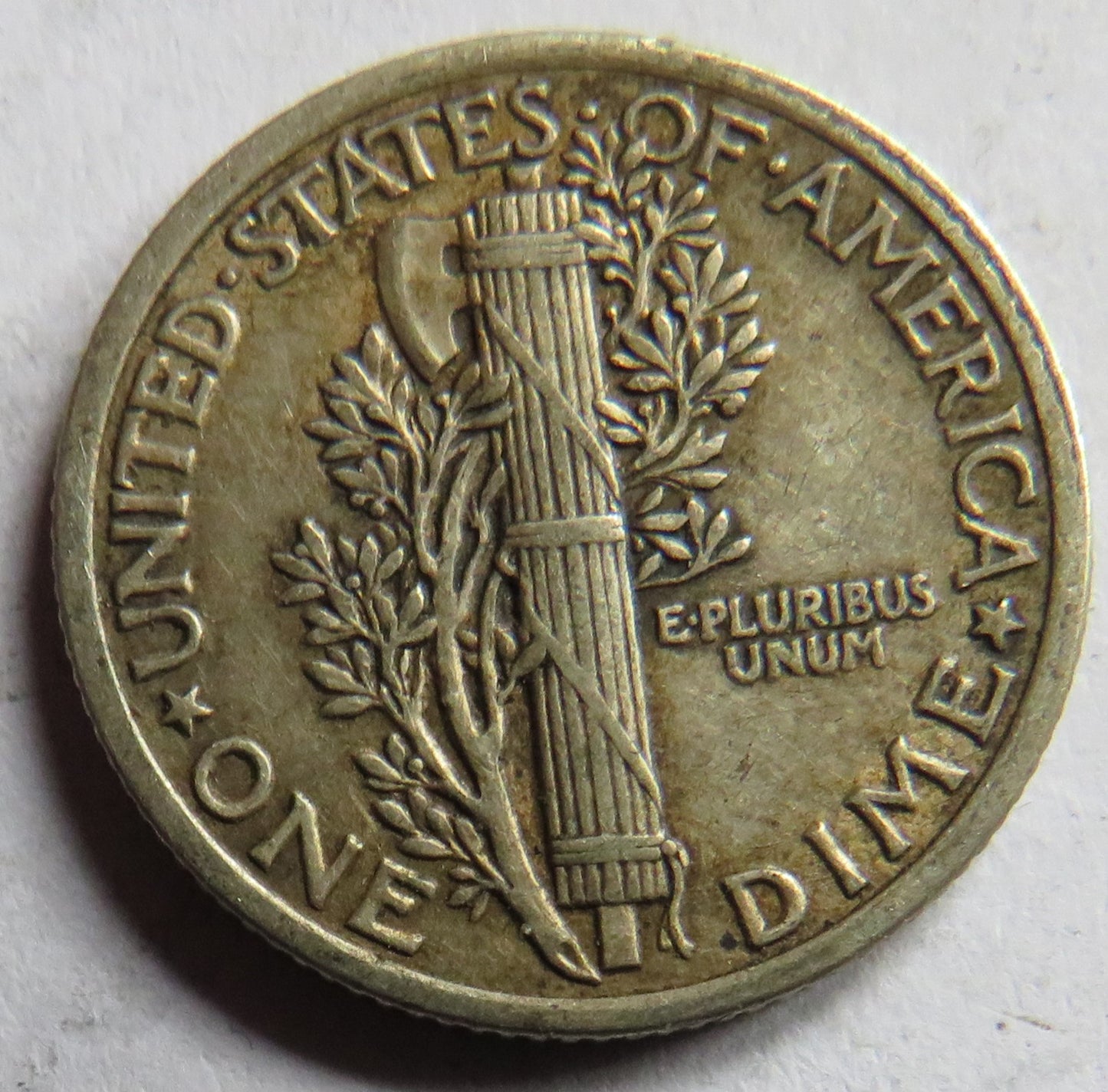 1919 USA Silver Mercury Dime Coin