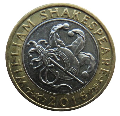 2016 £2 Two Pound Coin William Shakespeare
